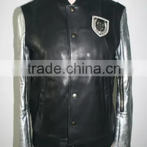 Women PU Baseball Jacket Faux Leather 2016 USA Style thumbnail-2