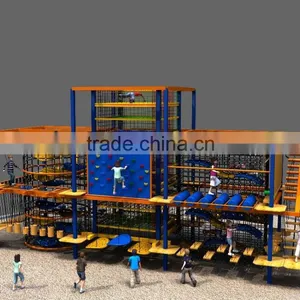 Outdoor Children Playground Climb Structure Equipment for Preschool Kids thumbnail-5