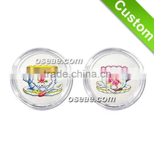 Transparent Round Acrylic Coaster thumbnail-1