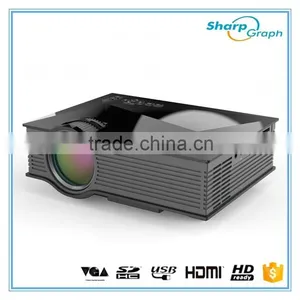 UNIC 1200Lumens Latest Portable Presentation Mini Full HD LED Projector Phones UC46 Built-in Wifi Video Mobile Phone Projectors thumbnail-5