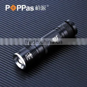 Wholesale Aluminum Zoomable Rechargeable Led Flashlight Torch thumbnail-2