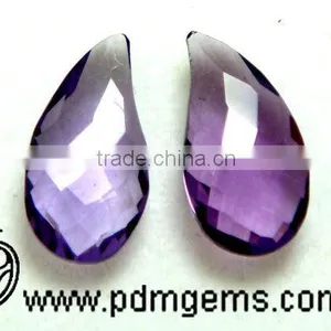 Amethyst Mango Shape Cut Semi Precious Gemstone, All Cut, Sizes And Qualities, Natural Semi Precious Gemstone thumbnail-1