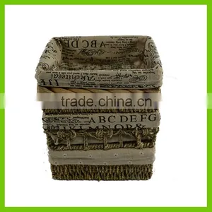New Design Straw Weave Storage Basket thumbnail-2