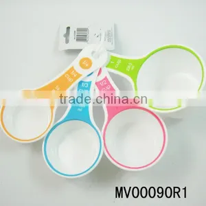 Farberware Plastic Color Measuring Cups, Mixed Colors thumbnail-1