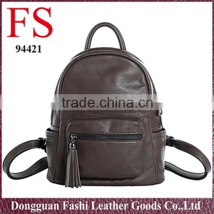 Factory Supply Boutique New Arrival Leather Backpack Bag thumbnail-1
