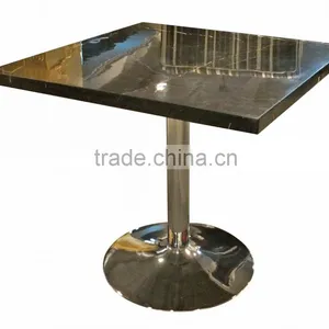 2014 Hot Sales Restaurant Table With Chrome Leg thumbnail-2