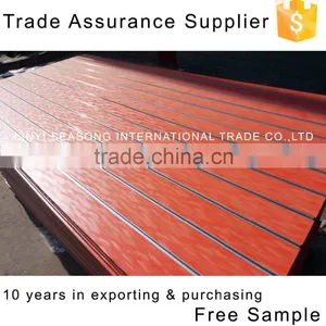 China 1220*2440mm*15mm One Side Melamine Faced Mdf Slot Board thumbnail-2