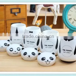 Lovley Panda Mug With Panda Shape and Mug With Panda Design Lid thumbnail-2