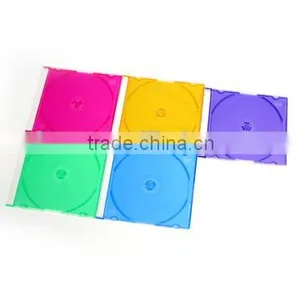 5.2mm PS Super Slim Single CD Jewel Case WIth Assorted Colors thumbnail-1