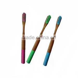 Travel Kid Biodegradable Bamboo Toothbrush With Soft Round Handle thumbnail-2