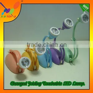 Smart Folding Lamp,Popular Gift Lamp,3-LED Changed & Folding Touchable Table LED Lamp. thumbnail-5
