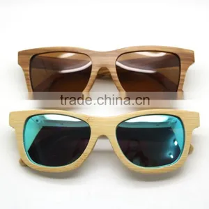 2015 High Quality OEM Wholesale Mirror Lens China Custom Logo Bamboo Sunglasses Wholesale Dropship thumbnail-6
