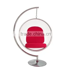 Acrylic Swing Bubble Chair With Stand thumbnail-3