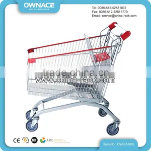 Hot Sale Style Supermarket Shopping Cart in Different Colors thumbnail-1