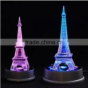 Crystal Wedding Decoration&Gift Use and Polished Technique Crystal Eiffel Tower Souvenirs thumbnail-3