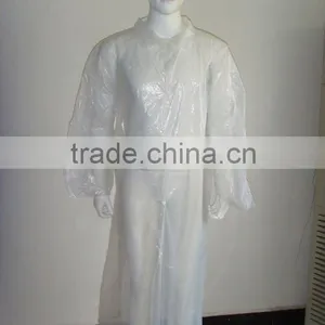 Disposable Clear Plastic Kids Rain Coat thumbnail-1
