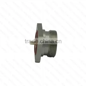 7/16 DIN Female Jack Flange Mount Solder Cup STRAIGHT RF Coax Cable Connector thumbnail-3