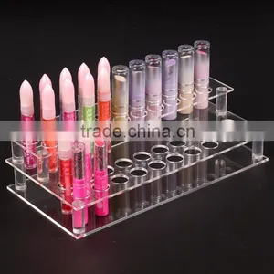 Small Diameter 41 Lipstick Perfume Acrylic Lipstick Display Stand thumbnail-1