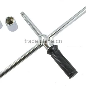Professional Spinning-Handle Lug Wrench, Combination Cross Wrench thumbnail-1