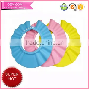 Babies Products Soft Adjustable Baby Shower Cap for Shampooing and Bathing thumbnail-1