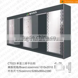 Three Sides Sliding Ceramic Tiles Showroom Display Racks Stands/metal Frame Tiles Display Stands CT023 thumbnail-1