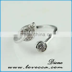2015 Fashion Jewelry Ring!latest Weddingring Design!micro Pave Diamond Setting Ring-new Fashion Silver Ring Wholesale Jewelry thumbnail-3