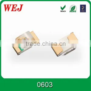 High Brightness 520nm Green SMD LED 0603 thumbnail-1
