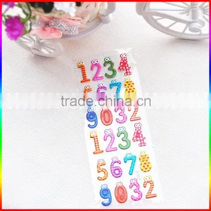 Number and Letter Puffy Sticker, Lovely Foam Sticker for Boys and Girls thumbnail-3