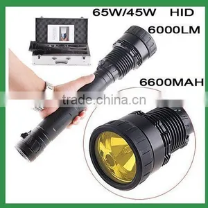 50W 65W 75W 85W Rechargeable Ultra Bright Zoom HID Flashlight thumbnail-1