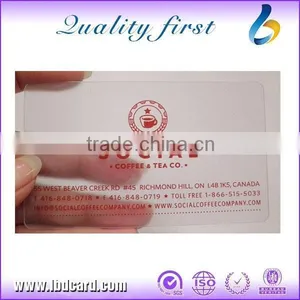 RFID NFC Tag Transparent Card 13.56Mhz thumbnail-1