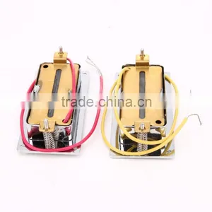 Humbucker Bridge & Neck Set Pickups for Rickenbacker Bass Guitar Parts Sliver thumbnail-2