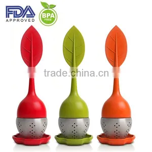 Silicone Tea Bag Infuser, Tea Infusers Strainer Loose Herbal Tea Leaf Filter thumbnail-5