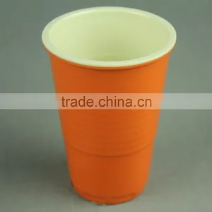 M1043B-0 Set of 4 Reusable Melamine "Plastic" Party Cups thumbnail-2