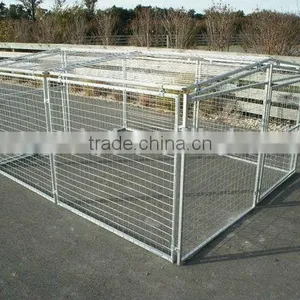 Galvanized Unique Iron Fence Steel Welded Wire Dog Kennels thumbnail-5