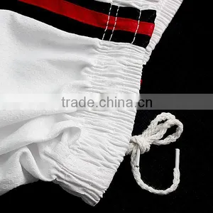 WTF Taekwondo Uniform Black+red Strips Taekwondo Suits thumbnail-4
