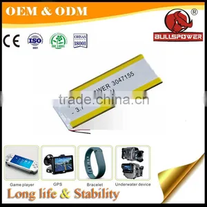 UN38.3 Approved 3.7v 2100mah Battery Rechargeable 3.7V Li-Polymer Battery thumbnail-4