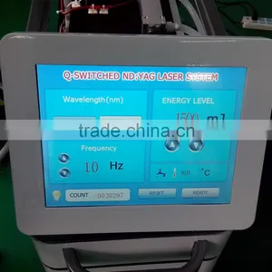 Salon Equipment Q Switch Pulsed nd Yag Laser With 1064nm & 532nm For Ance Scar Removal thumbnail-6