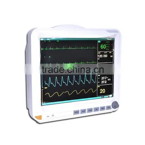 Quality Medical Machine Medical Device Large Portable Multi-Parameter Touch Screen Patient Monitor ETCO2 Printer-RPM-9000E thumbnail-3