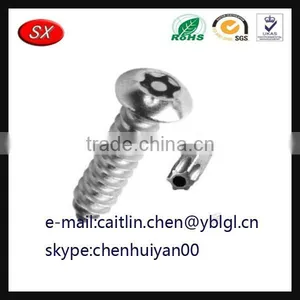 Double Guarantee Type Anti Theft Anti Tamper Security License Plate Metal Screws thumbnail-6