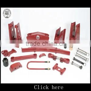 Round Axle Type Overslung Spring Trailer Suspension thumbnail-2