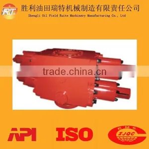 API 6A Blowout Preventer 2000 to 5000 PSI Manual Dual Ram BOP thumbnail-1