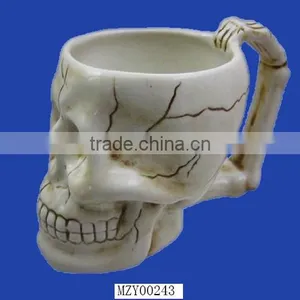 Novelty Ceramic Skull Tea Mug thumbnail-1