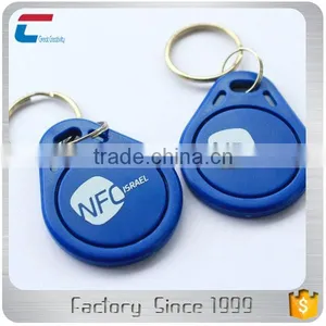13.56MHz RFID Key Chain Fobs Printable Programmable Writable NFC Key Fob Tag thumbnail-6