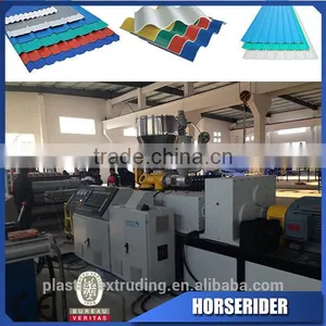 Newest Stype Plastic Roof Tile Sheet Plate Production Line Factory thumbnail-6