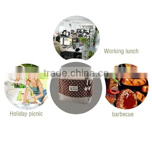Greenwell 3 Lunch Tote Bag Travel School Lunch Bags Grocery Bags With Zipper for Men Women Kids. thumbnail-6
