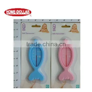 Lovely Pink Fish Shaped Water Proof Bath Thermometer thumbnail-1