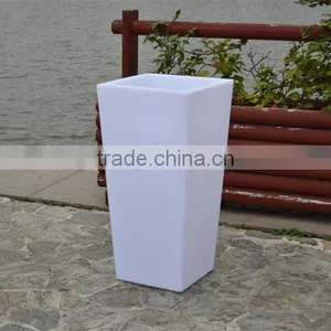 LED E27 Plastic Commercial Planters Pots/outdoor Led Luminous Flower Pots thumbnail-3