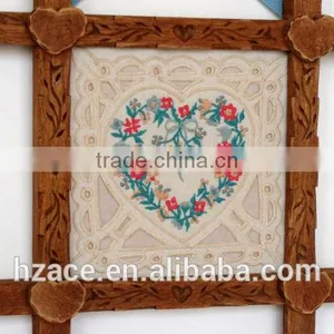 Gift for Her Wooden Frame With Heart and Flowers thumbnail-3
