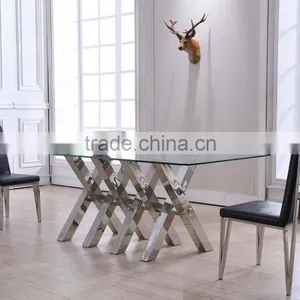 12mm Tempered Glass Dining Table thumbnail-1