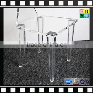 Clear Acrylic Modern Pedicure Chair Cheap Acrylic Dining Chair Crystal PMMA Wedding Chair From China Manufacturer thumbnail-4